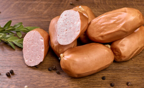 ORGANIC SMALL SAUSAGES WITH CHEESE, HIGHEST GRADE
